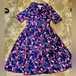 Lindy Bop Bletchley Foxhunt Dress Small